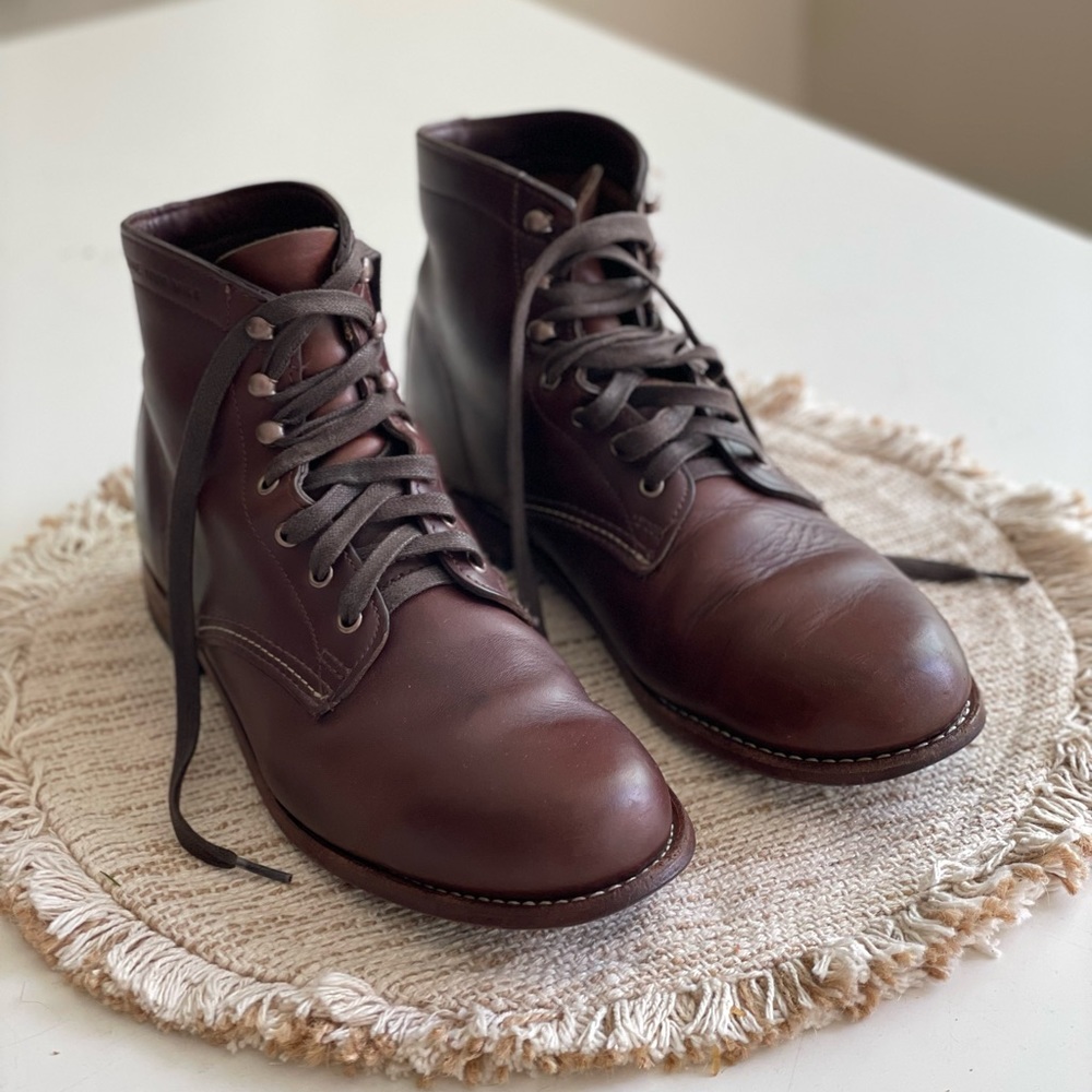 Men’s Wolverine 1000 Mile Plain-toe Original Boot Brown W05301 10D